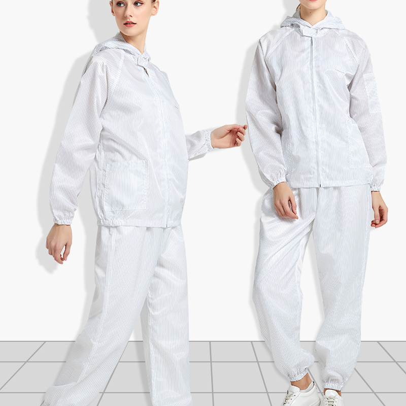 LN-1560103 Antistatische Kleidung für Reinräume ESD Staubdichter Anzug Laborschutzkleidung