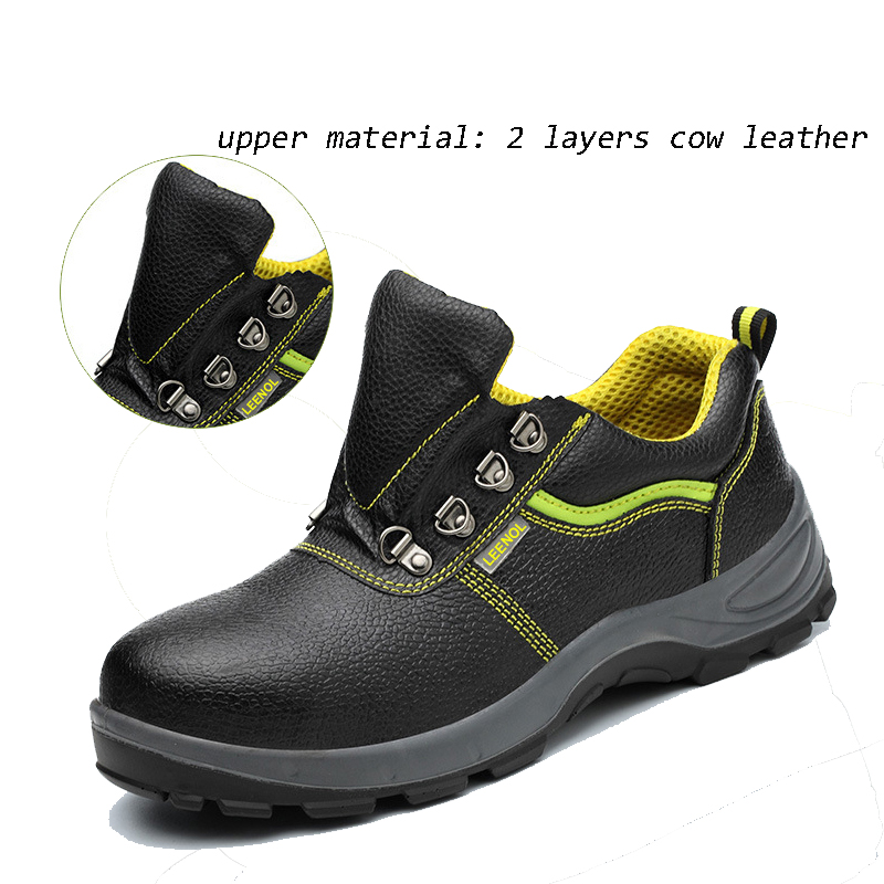 Leenol Industrial Safety Sportschuhe Stiefel Stahlkappe für Herren
